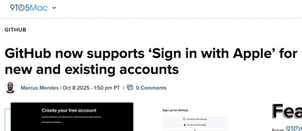 九融配资 GitHub新增“通过Apple登录”功能，方便iOS开发者及苹果生态用户操作